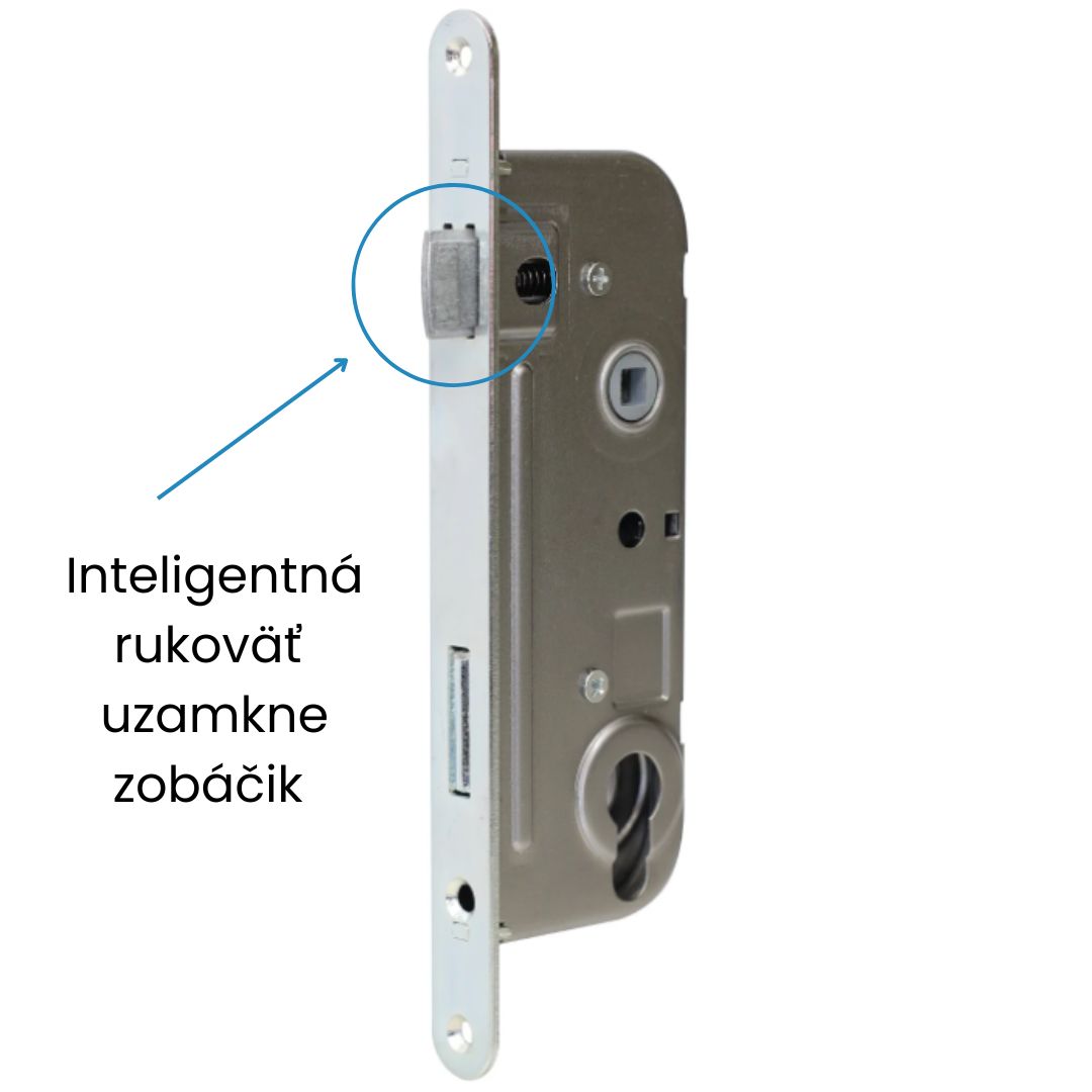Chytrá klika zablokuje zobáček zadlabávacího zámku